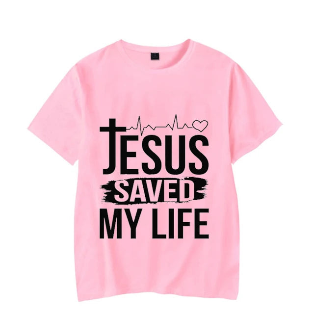 JESUS SAVED MY LIFE TSIRT (women’s)