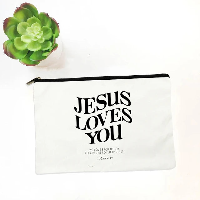 JESUS LOVES ME MAKE IP BAG