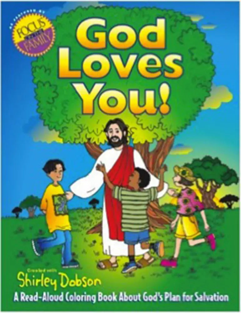 God loves you colouring book