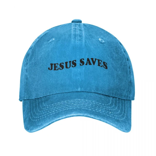 JESUS SAVES HAT