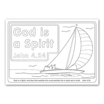 The Lord our God colouring book