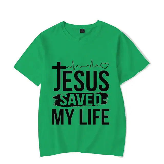 JESUS SAVED MY LIFE TSIRT (women’s)