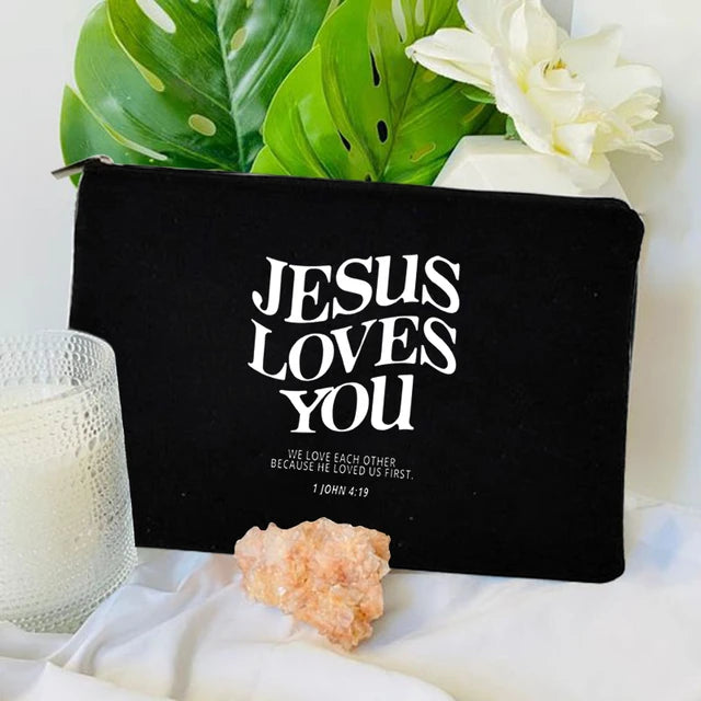 JESUS LOVES ME MAKE IP BAG