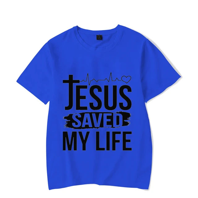 JESUS SAVED MY LIFE TSIRT (women’s)